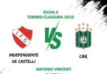 El Verdinegro visita a Independiente de Castelli