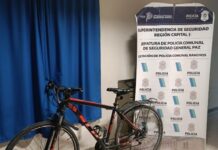 Recuperan bicicleta sustraída