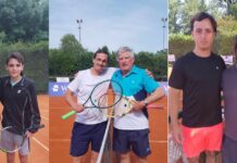 Avanzan los rancheros en el torneo de Tenis en el Golf Country Chascomús