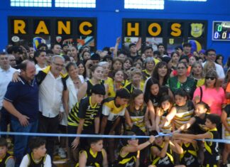 Se inauguró la obra de remodelación del gimnasio mayor del CEF