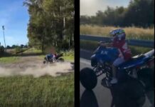 Será inhabilitado por hacer que su hijo de 5 años maneje un cuatriciclo