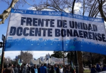 El Frente Docente confirmó que todos los gremios se suman al paro del 2 de marzo