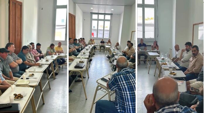 Producción se reunió con empresarios del parque Industrial