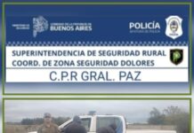 El Comando de Prevención Rural infraccionó a dos personas de sexo masculino por caza ilegal