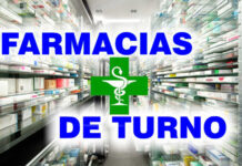 Farmacias de turno en mayo