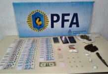 OTRO GOLPE AL NARCOTRÁFICO EN CHASCOMÚS: La Policía Federal detuvo a un masculino y secuestró drogas