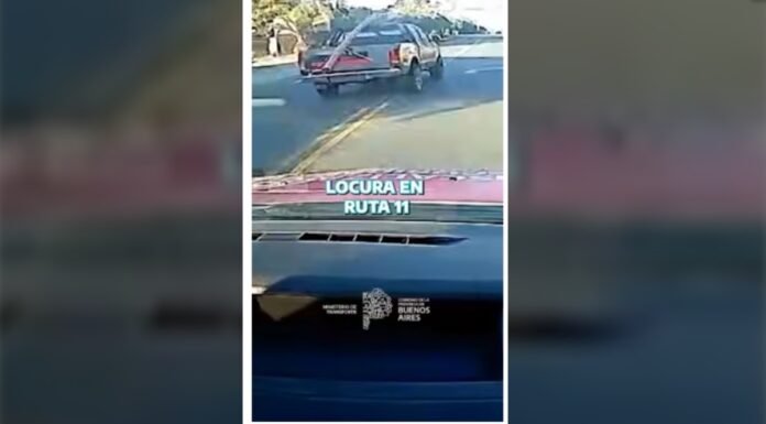 Imprudencia total en Ruta 11: detienen una camioneta realizando maniobras de riesgo, sin VTV y sin seguro