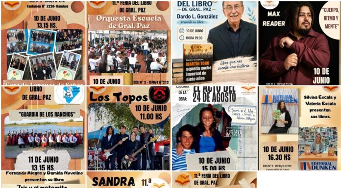 Todo listo para la 11ª Feria Del Libro de General Paz