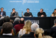 Kicillof presentó el plan provincial de políticas de prevención y mitigación del fenómeno del Súper Niño