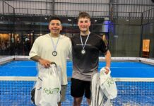 Brian Santero, subcampeón provincial de pádel en 2ª categoría