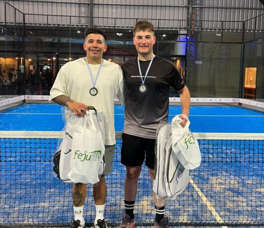Brian Santero, subcampeón provincial de pádel en 2ª categoría