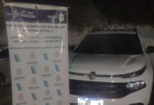 Detectan vehículos sin patente y descubren que uno poseía pedido de secuestro activo