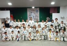 Clase especial en la Escuela de Taekwondo