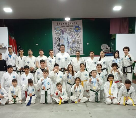 Clase especial en la Escuela de Taekwondo