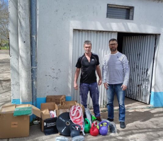 Lombardo gestionó materiales para Deportes a través de Fundación Banco Provincia