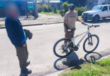 Recuperan en Hudson la bicicleta sustraída fuera de un colegio en Ranchos