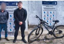 Sustrajo una bicicleta, lo agarraron usándola, y quedó detenido