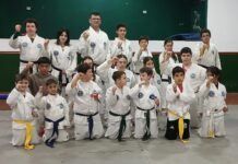 Taekwondo: Nueva mesa de examen para cambio de cinturón, en la Academia Ursino