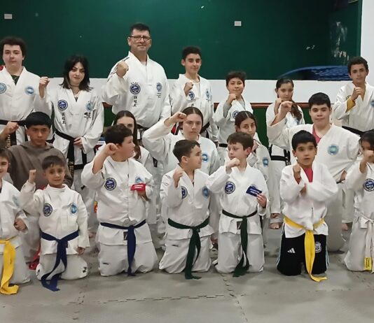 Taekwondo: Nueva mesa de examen para cambio de cinturón, en la Academia Ursino