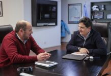Álvarez se reunió con el Ministro de Transporte