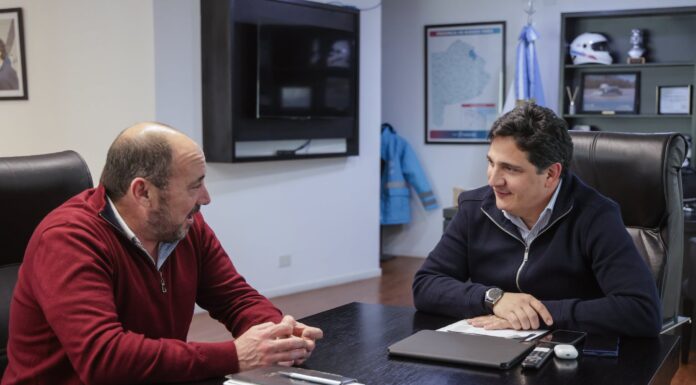 Álvarez se reunió con el Ministro de Transporte