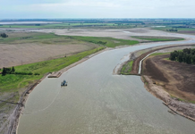 Denuncian que sigue paralizado un tramo clave del Plan Maestro del río Salado
